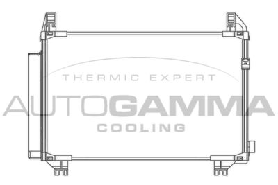 104828 AUTOGAMMA Конденсатор, кондиционер