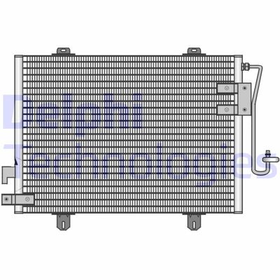 TSP0225131 DELPHI Конденсатор, кондиционер