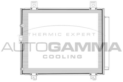107872 AUTOGAMMA Конденсатор, кондиционер