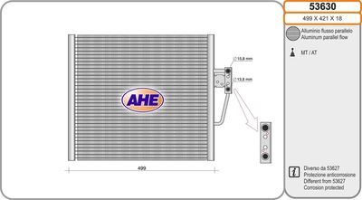 53630 AHE Конденсатор, кондиционер