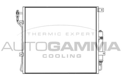 107877 AUTOGAMMA Конденсатор, кондиционер