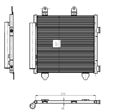 WG2160702 WILMINK GROUP Конденсатор, кондиционер