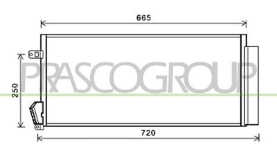 FT910C001 PRASCO Конденсатор, кондиционер