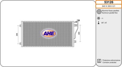 53126 AHE Конденсатор, кондиционер