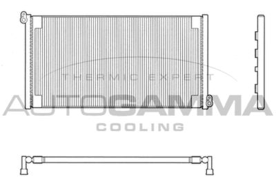103194 AUTOGAMMA Конденсатор, кондиционер