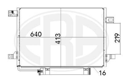 667002 ERA Конденсатор, кондиционер