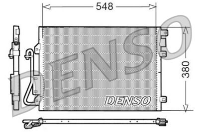 DCN23008 DENSO Конденсатор, кондиционер