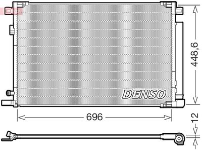 DCN50128 DENSO Конденсатор, кондиционер
