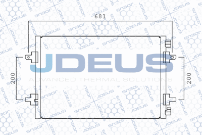 M7230290 JDEUS Конденсатор, кондиционер