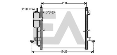 30C51019 EACLIMA Конденсатор, кондиционер