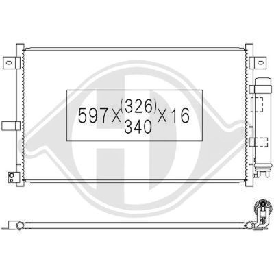 DCC1674 DIEDERICHS Конденсатор, кондиционер