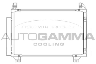 105588 AUTOGAMMA Конденсатор, кондиционер