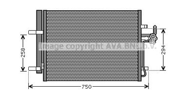 FDA5428D AVA QUALITY COOLING Конденсатор, кондиционер