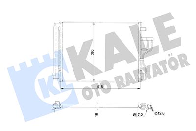 345420 KALE OTO RADYATÖR Конденсатор, кондиционер