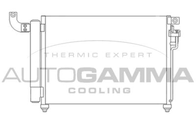 104911 AUTOGAMMA Конденсатор, кондиционер