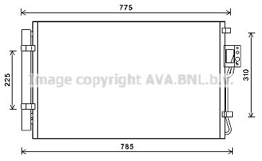 HY5311D AVA QUALITY COOLING Конденсатор, кондиционер