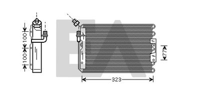 30C58005 EACLIMA Конденсатор, кондиционер