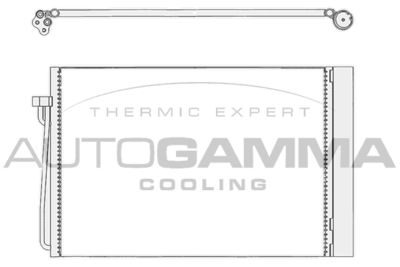 103655 AUTOGAMMA Конденсатор, кондиционер