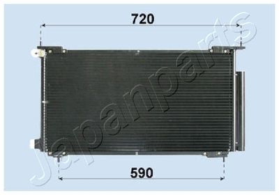 CND193013 JAPANPARTS Конденсатор, кондиционер