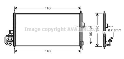 DN5201 AVA QUALITY COOLING Конденсатор, кондиционер