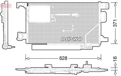 DCN17024 DENSO Конденсатор, кондиционер