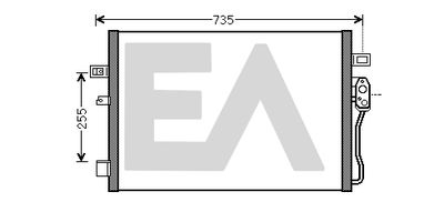 30C12024 EACLIMA Конденсатор, кондиционер