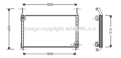 FT5204 AVA QUALITY COOLING Конденсатор, кондиционер