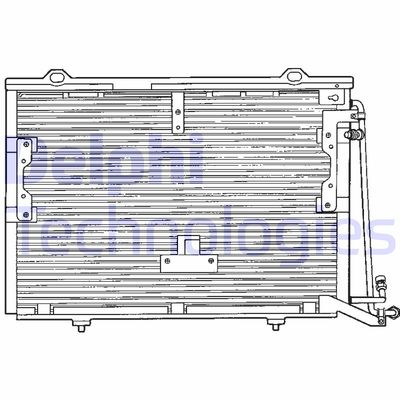 TSP0225193 DELPHI Конденсатор, кондиционер