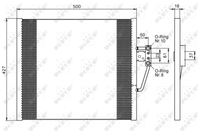 WG2161004 WILMINK GROUP Конденсатор, кондиционер