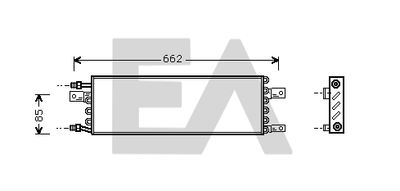 30C58004 EACLIMA Конденсатор, кондиционер