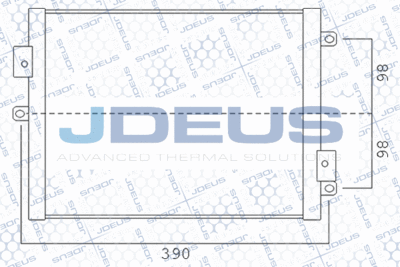 M743020A JDEUS Конденсатор, кондиционер