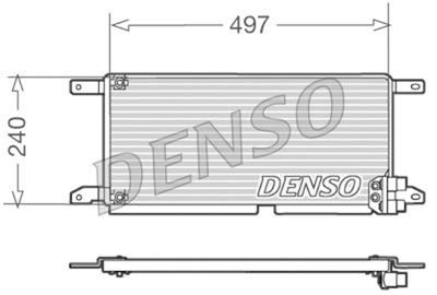 DCN13009 DENSO Конденсатор, кондиционер