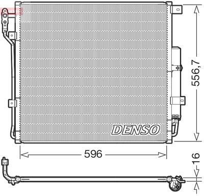 DCN14004 DENSO Конденсатор, кондиционер