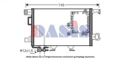 132008N AKS DASIS Конденсатор, кондиционер