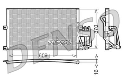 DCN20029 DENSO Конденсатор, кондиционер