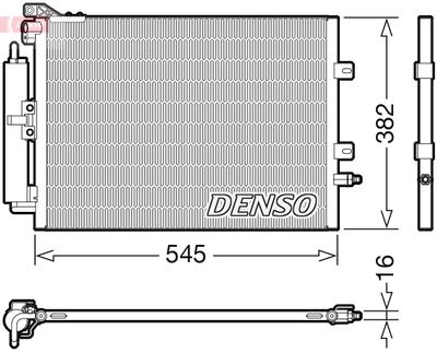 DCN23040 DENSO Конденсатор, кондиционер