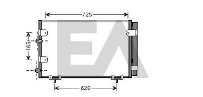 30C71036 EACLIMA Конденсатор, кондиционер