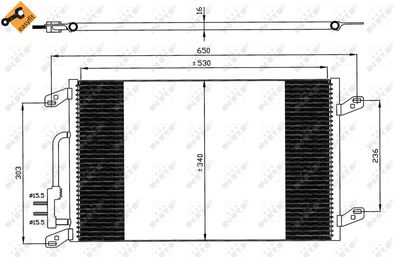 35615 NRF Конденсатор, кондиционер