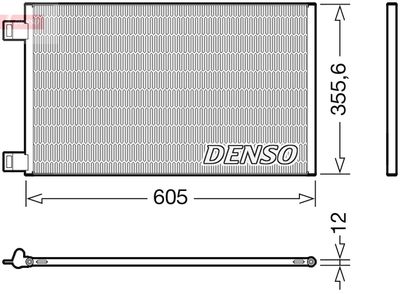 DCN23041 DENSO Конденсатор, кондиционер