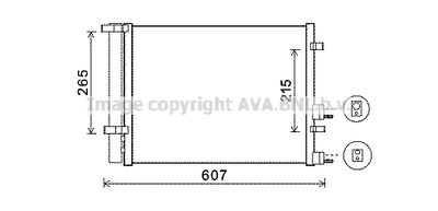 HYA5244D AVA QUALITY COOLING Конденсатор, кондиционер