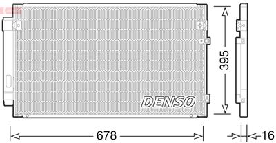 DCN51012 DENSO Конденсатор, кондиционер