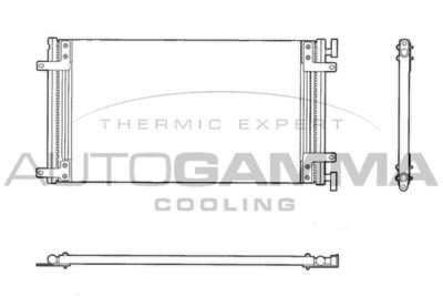 102965 AUTOGAMMA Конденсатор, кондиционер