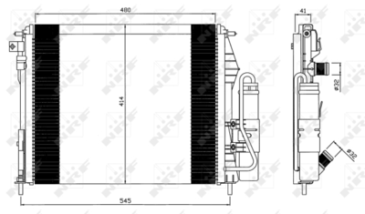 WG2160974 WILMINK GROUP Конденсатор, кондиционер