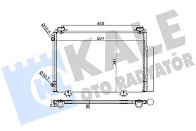 390200 KALE OTO RADYATÖR Конденсатор, кондиционер