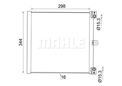 AC948000S MAHLE Конденсатор, кондиционер