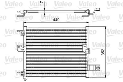 814422 VALEO Конденсатор, кондиционер