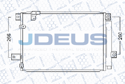 728M61 JDEUS Конденсатор, кондиционер