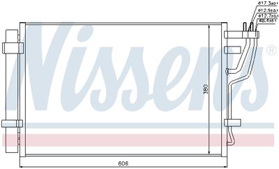 94981 NISSENS Конденсатор, кондиционер
