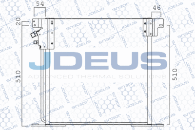 717B25 JDEUS Конденсатор, кондиционер