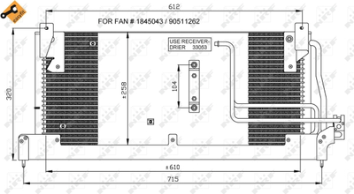 WG2160793 WILMINK GROUP Конденсатор, кондиционер